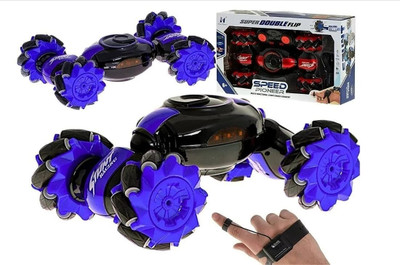 mayank & company Hand Gesture Sensor RC Stunt Car Double Sided Rotating Remote Control Car(Multicolor)