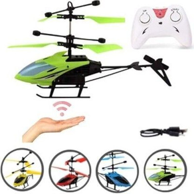 Toodles fk_Toy Flying Heli with Remote Control Remote Helicopter Toy for Kids Age 4(Multicolor)