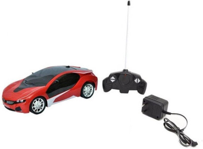 planettoy New_Remote Control rechargeable Famous car with 3D Led light (Red)(Red)