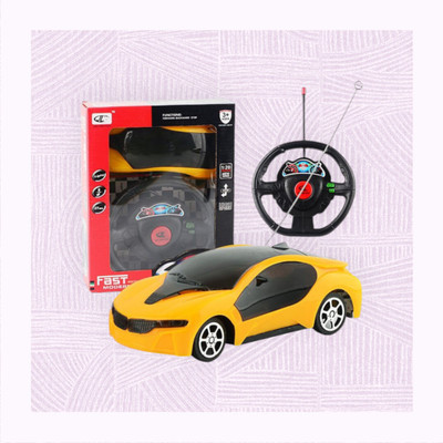 Xcillince Toys 3D Fast Steering Remote Car_A21(Multicolor)