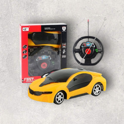 Xcillince Toys 3D Fast Steering Remote Car_A4(Multicolor)