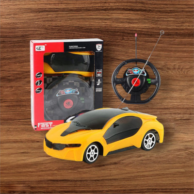 Xcillince Toys 3D Fast Steering Remote Car_A14(Multicolor)