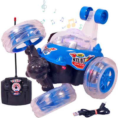 Xcillince Toys RC Car Toys For Kids,Remote Control Rotating Rolling Stunt(ASSORTED)