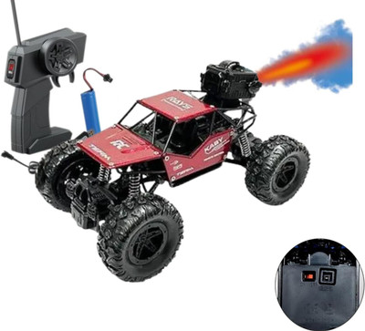 K.D Tinytots Rock Crawler Monster Truck with Mist Smoke Spray Function Car(Multicolor)