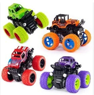 APJ enterprise Monster Truck Toy for Kids, Amazing Toys, 360 Degree Stunt(Green)