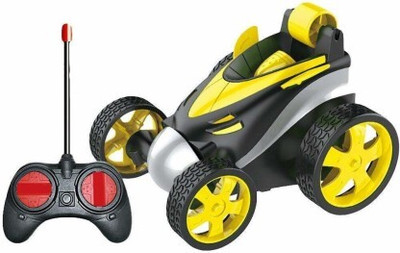 Skyler Collection Skyer Collection Rechargeable Remote Control 360 Degree Stunt Car(Yellow)