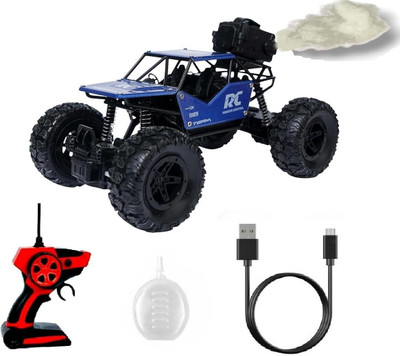 mayank & company New RC Car with Smoke Fog | Styled as Rock Crawler car(Multicolor)