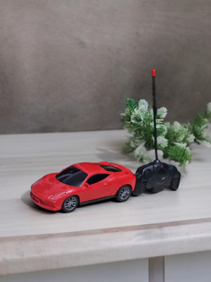 Toodles NEW_Modern R/C Car With 4 Function Channels & Chargeable(Red)