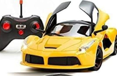 RG TRADERS Remote Control Car for Kids Rechargeable with Opening Door _Y48(Yellow)
