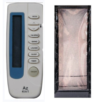 Ethex C-26 Re-69 Remote With cover (Remote+Cover) Ac Remote compatible for Azure Ac (4 in1) Remote Controller(White)
