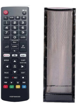 Paril (Remote+Cover) Universal Remote compatible for LG Smart led/lcd/Plasma Tv Remote With PU Leather Protective Cover( EXACTLY SAME REMOTE WILL ONLY WORK) Remote Controller(Black) Paril (Remote+Cover) Universal Remote compatible for LG Smart led/lcd/Plasma Tv Remote With PU Leather Protective Cover( EXACTLY SAME REMOTE WILL ONLY WORK) Remote Controller(Black)