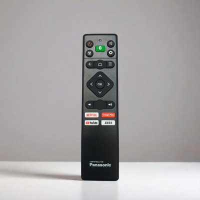 Narayan enterprises Remote Compatible with LED TV zee5 button Panasonic Remote Controller(Black)
