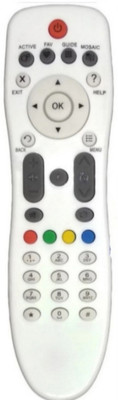 Paril 110 Remote D2H Zaper For Set top Box Compatible For Videocon D2H Remote control ( Work For Same Remote Only) Remote Controller(White)