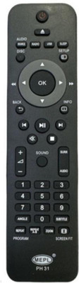 Ethex Remote Compatible for Philips DVD & Home theatre Sound system Remote New TvR-126 (Same remote Only will work)(before buy check all images) Remote Controller(Black)