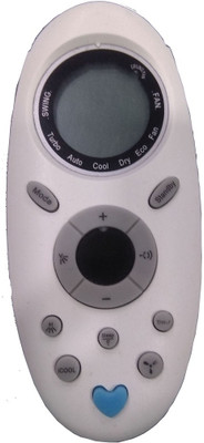 Piyush REMOTE NO 143-M FOR AC (MODE-BUTTON) COMPATIBLE TO ONIDA Send Old Remote Photo 9822247789 WhatsApp for Verification Remote Controller(White)