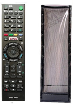 Paril (Remote+Cover) Tv Remote compatible for Sony Smart led/lcd Tv TvR-11 RC With PU Leather Protective Cover( EXACTLY SAME REMOTE WILL ONLY WORK) Remote Controller(Black) Paril (Remote+Cover) Tv Remote compatible for Sony Smart led/lcd Tv TvR-11 RC With PU Leather Protective Cover( EXACTLY SAME REMOTE WILL ONLY WORK) Remote Controller(Black)