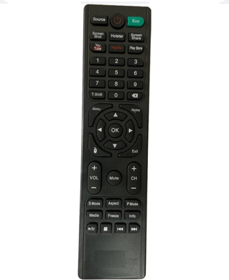 Paril ® 63N Tv Remote Compatible for Etriton/Wybor/BPL Smart LED/LCD Tv Remote Control (No Voice Command)(Exactly same Remote will Only Work) Remote Controller(Black)