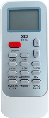 RE 129 3D Wirlpool Remote Controller(White)