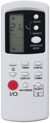 Ethex ® Re-190 Ac Remote compatible for Haier/Videocon Ac Remote control (Match all functions with your Remote before placing order) Remote Controller(White)