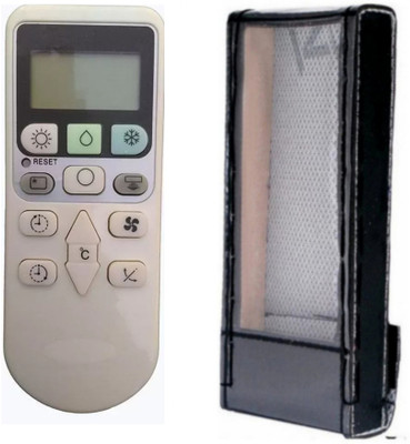 Paril (Remote+Cover) Ac Remote compatible for Hitachi Ac Re-155 With PU Leather Protective Cover( EXACTLY SAME REMOTE WILL ONLY WORK) Remote Controller(Black)