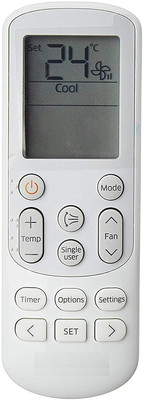 V4 Gadgets Ac Remote Compatible with Samsung Inverter Split Ac Remote with, Single User Button Remote Controller(White)