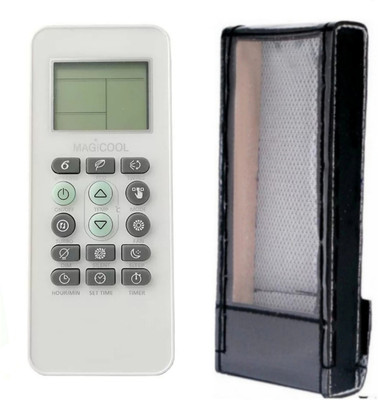 Paril (Remote+Cover) Ac Remote compatible for Whirlpool magicool Inverter Ac Re-173 With PU Leather Protective Cover( EXACTLY SAME REMOTE WILL ONLY WORK) Remote Controller(Black)