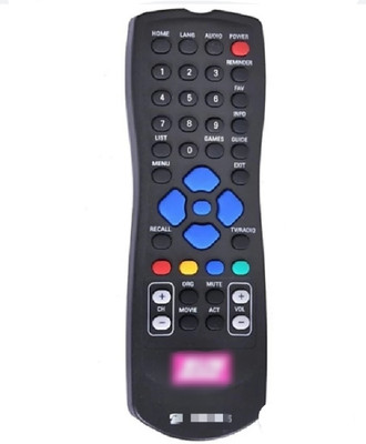 Paril 104 genuine DTH Sun Direct set top Box remote controller Sun direct set top box Remote Controller(Black)