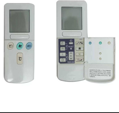 Paril AC Remote Compatible For  AC HITACHI WITH FLAP Remote Controller(White)