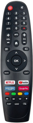 TIZOQ Remote Control Compatible for Compaq & Sansui Smart TV (175) - Non Voice & Google Assistant not Supported Compaq Smart TV, Sansui Smart TV Remote Controller(Black)