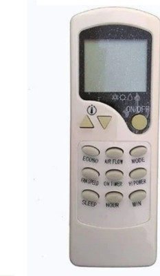 Ethex ® Re-7 Ac Remote compatible for Carrier/Kenstar Ac Remote control (Match all functions with your Remote before placing order) Remote Controller(White)