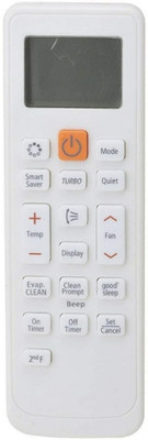Ethex ® Re-90A Ac Remote compatible for Samsung Ac (wife Button) Remote Control (Match all functions with your Remote before placing order) Remote Controller(White)
