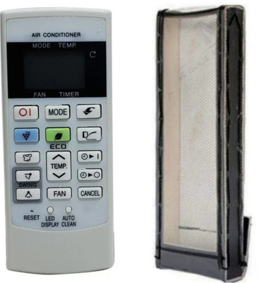 Paril (Remote+Cover) Ac Remote compatible for Sharp Ac Re-156A With PU Leather Protective Cover( EXACTLY SAME REMOTE WILL ONLY WORK) Remote Controller(Black)