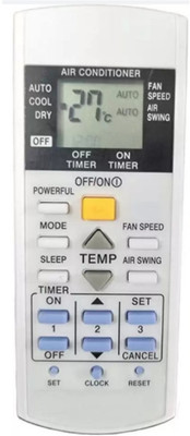 Ethex ® Re-29C Ac Remote compatible for Panasonic Ac (Sleep Button) (Match all functions with your Remote before placing order) ( check all images) Remote Controller(White)