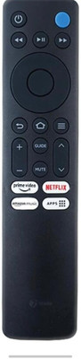 Fgkitoflex Compatible with Mi Redmi FireTv OS 7 Remote for L32MA- FVIN Model Remote Compatible with Mi Redmi Fire Tv L32R8-FVIN L43R8-FVIN Without Voice Compatible with Redmi F Series Models Specifically designed for Redmi F Series Remote Controller(Black)