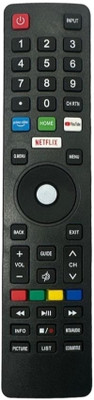 Paril ®120N TV REMOTE Compatible for BPL Smart TV LCD/LED Remote Control (No voice Command) (Exactly Same Remote Will Only Work) Remote Controller(Black)