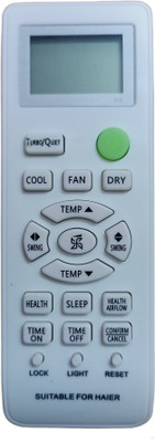RE Haier 131 HAIER AC Remote Controller(WHITE)