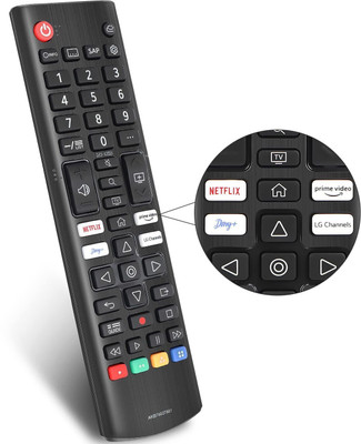 QIBOX Universal Remote Control All LG LED OLED LCD Webos 4K 8K UHD HDTV HDR Smart TV Remote Controller(For All LG TV-Remotes,Webos 4K 8K UHD HDTV HDR Smart TV(Black))