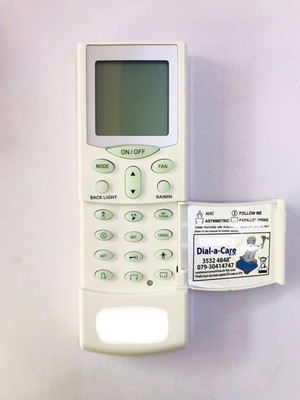Paril Ac Remote Compatiable For  AC HITACHI Remote Controller(White)