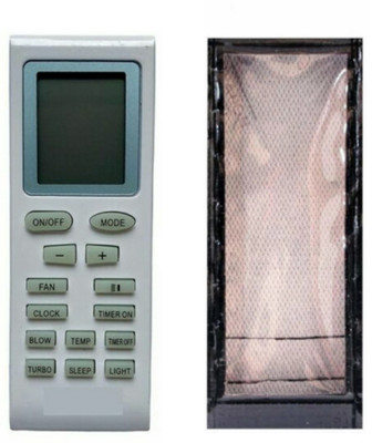 Ethex C-8 Re-18A Remote With cover Compatible with Voltas, lloyd, Godrej , Kelvinator, Cruise, Onida Ac Remote Remote Controller(White)