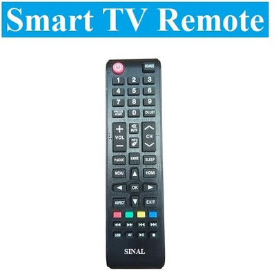 SINAL Smart Remote for Ossywud All Smart LED / LCD TV_FP LED Remote China Remote Controller(Black)