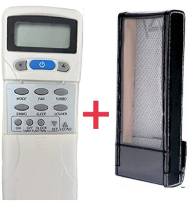 Paril (Remote+Cover) Ac Remote compatible for Azure Ac With PU Leather Protective Cover(EXACTLY SAME REMOTE WILL ONLY WORK) Remote Controller(Black)