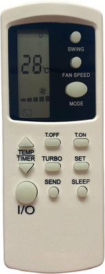 Advik AC Remote Control Voltas Remote Controller(White, Light Green)