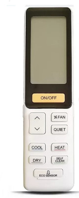 Ethex ® Re-243 Ac Remote compatible for Haier Ac Remote control (Match all functions with your Remote before placing order) Remote Controller(White)