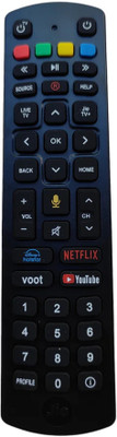 Crystonics Jio Voice Function Remote Compatible for Set Top Box and Jio Fiber Box Jio Set Top Box Remote Controller(Black)