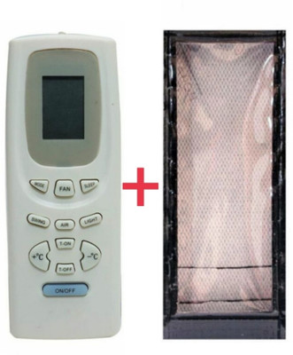 Paril (Remote+Cover) Ac Remote compatible for Godrej Ac Re-19 With PU Leather Protective Cover( EXACTLY SAME REMOTE WILL ONLY WORK) Remote Controller(Black)