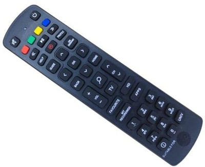 ERHIndia Compatible and Suitable for Jio Set Top Box Unbreakable Remote Dish-DVB DTH Box JIO Remote Controller(Black)