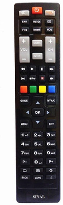 SINAL Dish TV HD Set Top Box Remote Controler (RMT31)_FP For Dish Tv HD Remote Controller(Black)