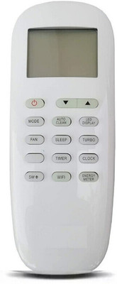 Ethex ® Re-215 Ac Remote compatible for Videocon Ac (Wifi Button) Replacement for Videocon ac remote (Same remote Only will work) Remote Controller(White)