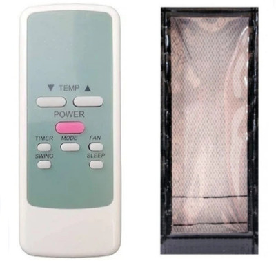 Ethex Compatible for Electrolux,Lloyd,Carrier,Godrej,Onida Ac remote C-11 Re-70 Remote free cover Compatible with electrolux, Lloyd ac remote (Same remote Only will work) Remote Controller(White)