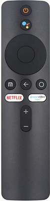 Hybite Bluetooth Voice Command Remote for M i Smart Android LED Tv Mi tv, Xiaomi Redmi Mi Smart Tv, MI Smart TV 4A Remote Controller(Black)